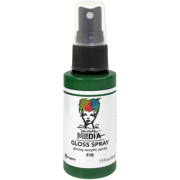 Scrapbooking  Dina Wakley Media Gloss Sprays 1.9oz - Fir Mists and Sprays