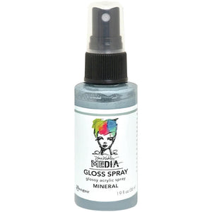 Scrapbooking  Dina Wakley Media Gloss Sprays 1.9oz - Mineral Mists and Sprays
