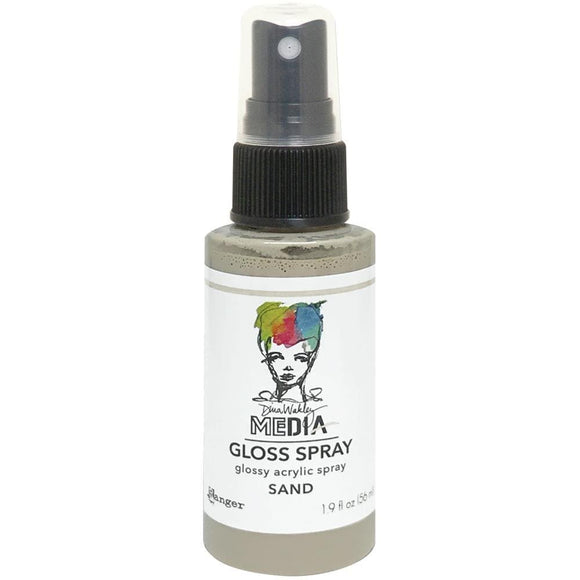 Scrapbooking  Dina Wakley Media Gloss Sprays 1.9oz - Sand Mists and Sprays