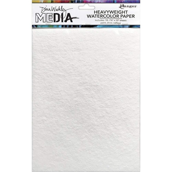 Scrapbooking  Dina Wakley Media Heavyweight Watercolor Paper Pack mixed media