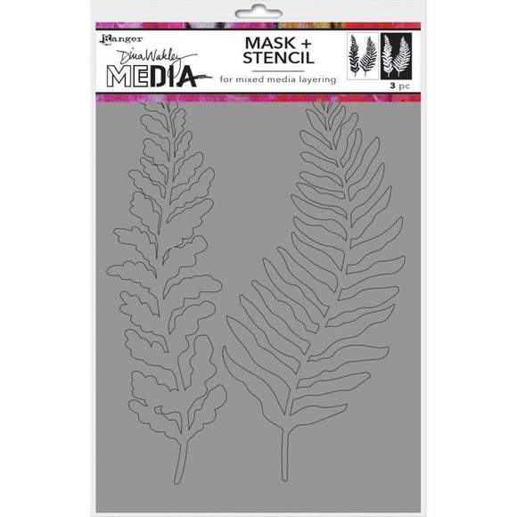 Scrapbooking  Dina Wakley Media Stencils + Masks 6