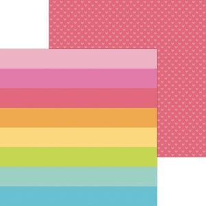 Scrapbooking  Cute & Crafty Double-Sided Cardstock 12"X12" - Craft In Color Paper 12"x12"