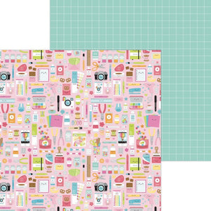 Scrapbooking  Cute & Crafty Double-Sided Cardstock 12"X12" - Cute & Crafty Paper 12"x12"