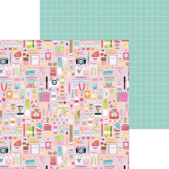 Scrapbooking  Cute & Crafty Double-Sided Cardstock 12