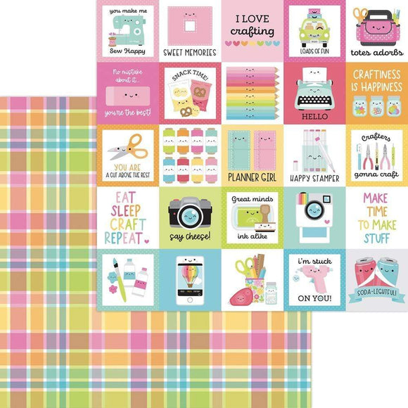 Scrapbooking  Cute & Crafty Double-Sided Cardstock 12