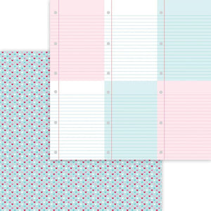 Scrapbooking  Doodlebug Lots Of Love Double-Sided Cardstock 12"X12" - Showered with Love Paper 12"x12"