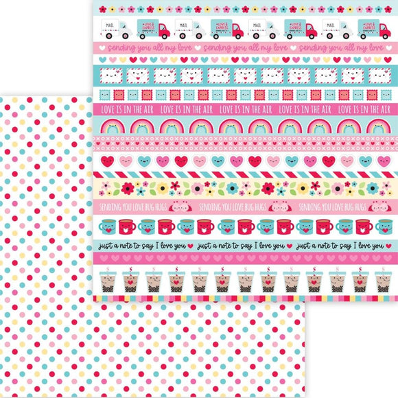 Scrapbooking  Doodlebug Lots Of Love Double-Sided Cardstock 12