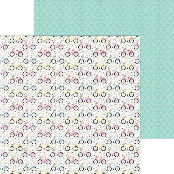 Scrapbooking  Doodlebug My Happy Place Double-Sided Cardstock 12