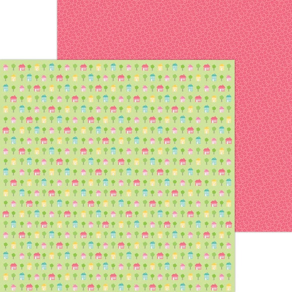 Scrapbooking  Doodlebug My Happy Place Double-Sided Cardstock 12