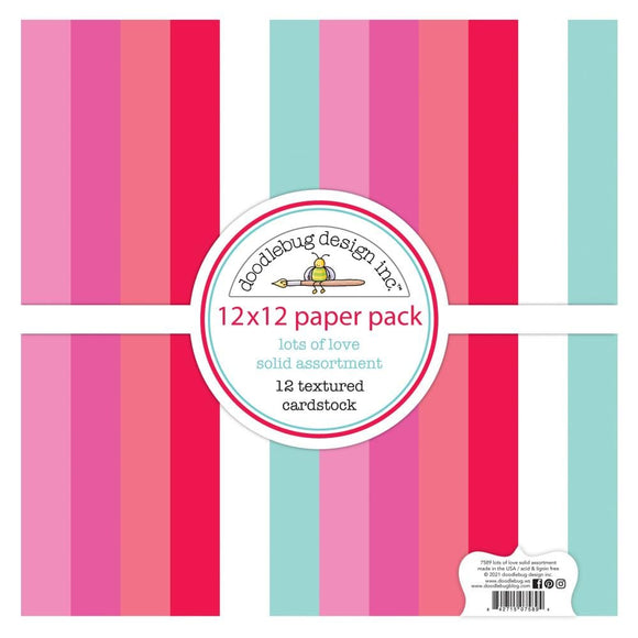 Scrapbooking  Doodlebug Textured Double-Sided Cardstock 12