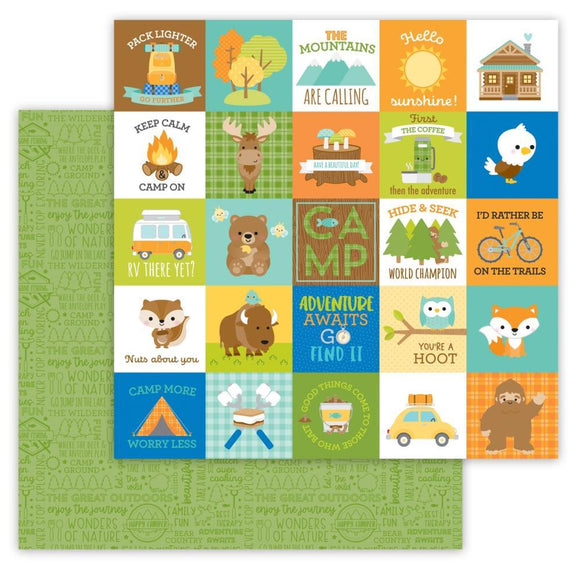 Scrapbooking  Great Outdoors Double-Sided Cardstock 12