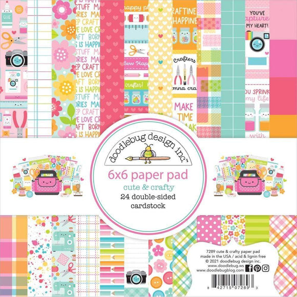 Scrapbooking  Cute & Crafty Double-Sided Paper Pad 6