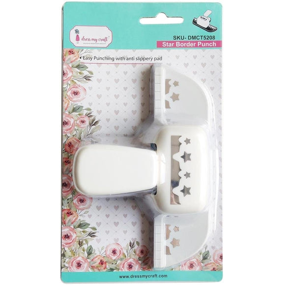Scrapbooking  Dress My Craft Paper Punch Star Border (with free gift) punch