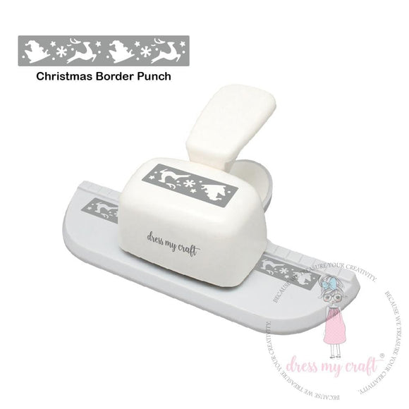 Scrapbooking  Dress My Craft Punch Christmas Border (with free gift) punch