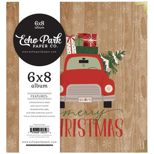 Scrapbooking  Echo Park 2-Ring Album 6"X8" Merry Christmas 6"x8" Albums