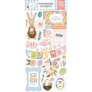 Scrapbooking  Echo Park My Favorite Easter Chipboard 6"X13" Accents chipboard