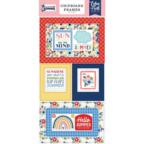 Scrapbooking  Echo Park My Favorite Summer Chipboard 6
