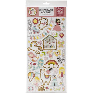 Scrapbooking  All Girl Chipboard 6"X13" Accents Chipboards