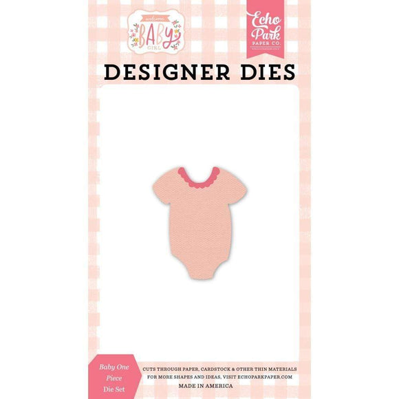 Scrapbooking  Welcome Baby Girl Park Dies Baby One Piece (2pk) DIES