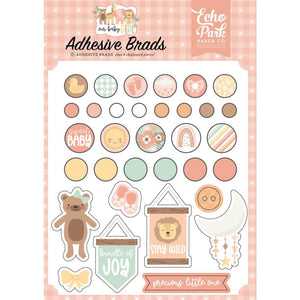 Scrapbooking  Echo Park Decorative Brads Our Baby Girl Embellishments