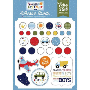 Scrapbooking  Echo Park Little Dreamer Boy Decorative Brads Embellishments