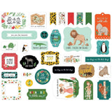 Scrapbooking  Echo Park Animal Kingdom Cardstock Ephemera 33/Pkg Icons Ephemera