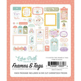 Scrapbooking  Echo Park Cardstock Ephemera 33/Pkg Frames and Tags, It's Easter Time Ephemera