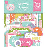 Scrapbooking  Echo Park Cardstock Ephemera 33/Pkg Frames & Tags, All About A Girl Ephemera