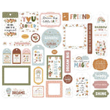 Scrapbooking  Echo Park Cardstock Ephemera 33/Pkg Frames & Tags, Dream Big Little Girl ephemera