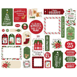 Scrapbooking  Echo Park Cardstock Ephemera 33/Pkg Frames & Tags, The Magic Of Christmas Ephemera