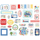 Scrapbooking  Echo Park Cardstock Ephemera 33/Pkg Icons, My Favorite Summer Ephemera