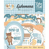 Scrapbooking  Echo Park Cardstock Ephemera 33/Pkg Icons, Our Baby Boy Ephemera