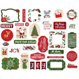 Scrapbooking  Echo Park Cardstock Ephemera 33/Pkg Icons, The Magic Of Christmas Ephemera