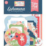 Scrapbooking  Echo Park Little Dreamer Girl Cardstock Ephemera 33/Pkg Icons Ephemera