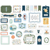 Scrapbooking  Welcome Baby Boy Cardstock Ephemera 33/Pkg Icon Ephemera
