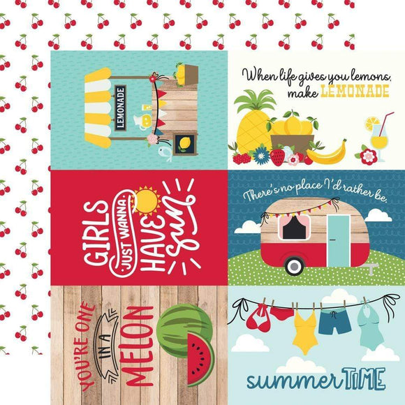 Scrapbooking  A Slice Of Summer Double-Sided Cardstock 12