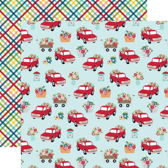 Scrapbooking  A Slice Of Summer Double-Sided Cardstock 12