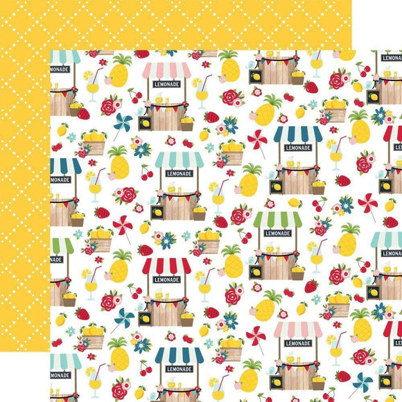 Scrapbooking  A Slice Of Summer Double-Sided Cardstock 12