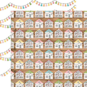 Scrapbooking  All Girl Double-Sided Cardstock 12"X12" - Dollhouse Dreams Paper 12"x12"