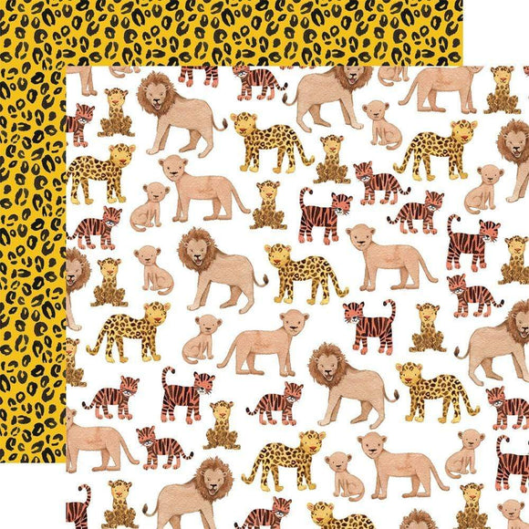 Scrapbooking  Animal Kingdom Double-Sided Cardstock 12