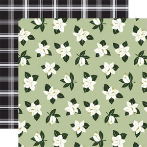 Scrapbooking  Coffee & Friends Double-Sided Cardstock 12"X12" - Frothy Flowers Paper 12"x12"