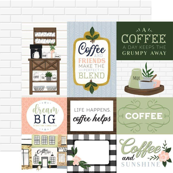 Scrapbooking  Coffee & Friends Double-Sided Cardstock 12