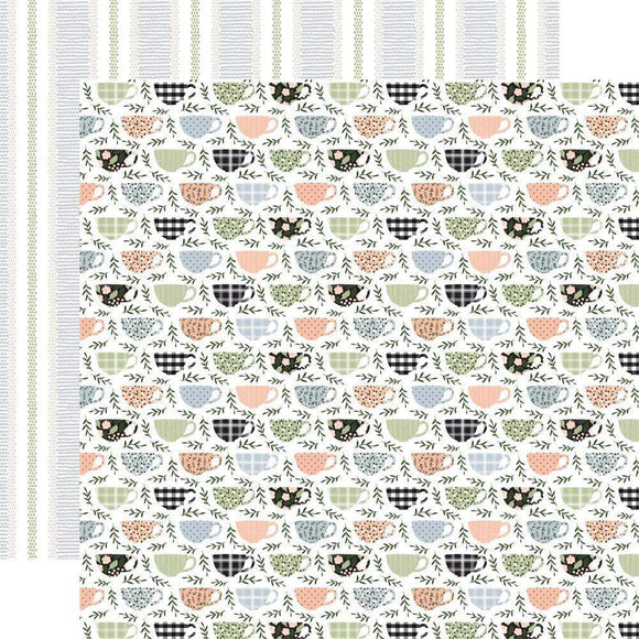 Scrapbooking  Coffee & Friends Double-Sided Cardstock 12