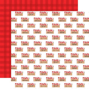 Scrapbooking  Cupid & Co. Double-Sided Cardstock 12"X12" - Happy Valentines Boxes Paper 12"x12"