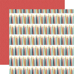 Scrapbooking  Echo Park A Birthday Wish Boy Double-Sided Cardstock 12"X12" - Birthday Boy Wishes Paper 12"x12"