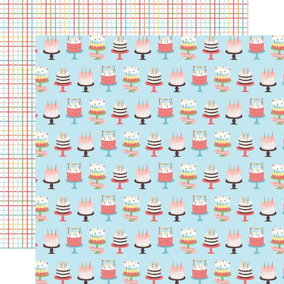 Scrapbooking  Echo Park Birthday Girl Double-Sided Cardstock 12