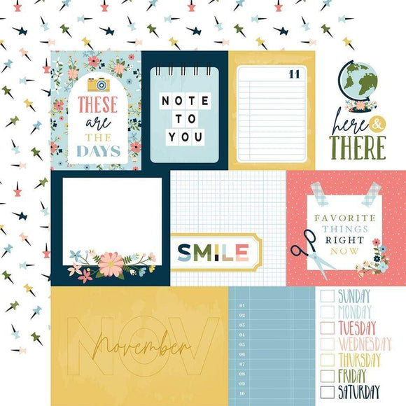 Scrapbooking  Echo Park Day In The Life Double-Sided Cardstock 12