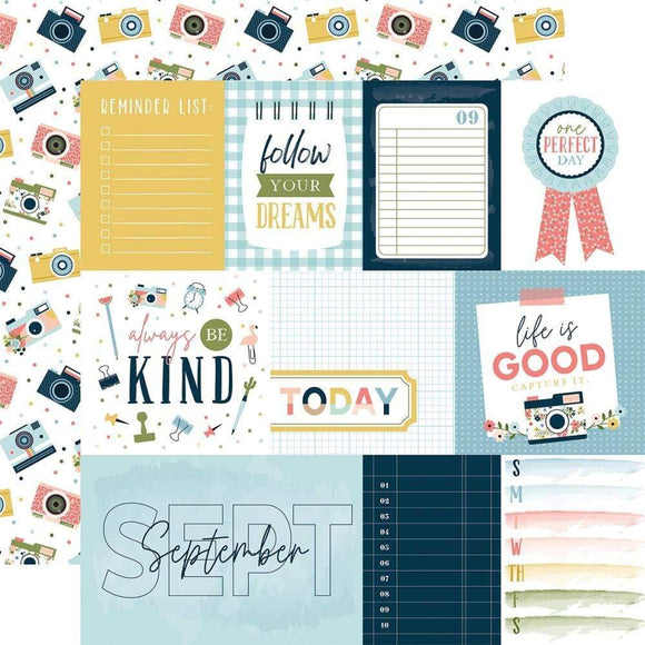 Scrapbooking  Echo Park Day In The Life Double-Sided Cardstock 12