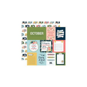 Scrapbooking  Echo Park Day In The Life No. 2 Double-Sided Cardstock 12"X12" October Paper 12"X12"