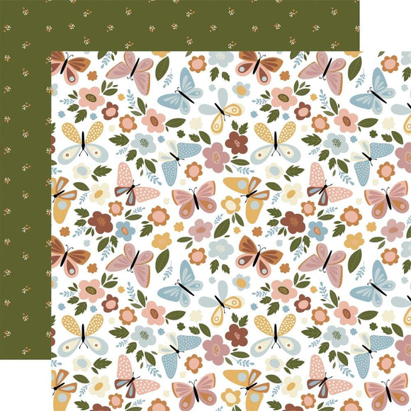 Scrapbooking  Echo Park Dream Big Little Girl Double-Sided Cardstock 12